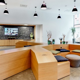 Lounge Lounge in the community space of MacArthur Commons